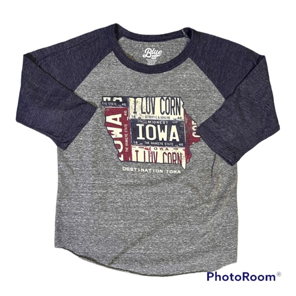 Boys’ IOWA 3/4 Sleeve Jersey Tee - Picture 1 of 2
